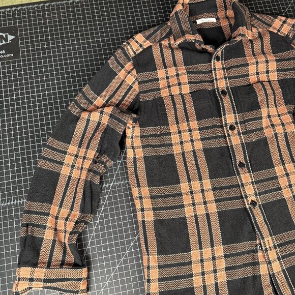 Indi + Ash LS Ames Workshirt - Iron Big Plaid - Size 4 Large - Picture 2 of 14